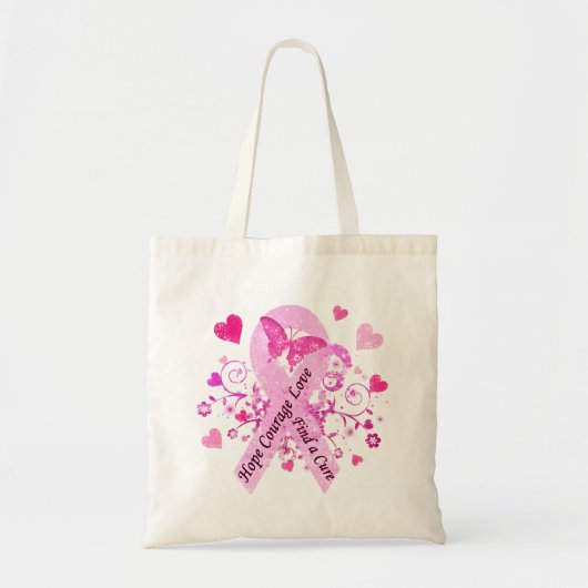 Tote Bag Conscience de cancer du sein (Devant)