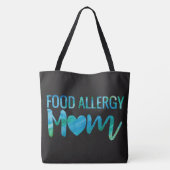 Tote Bag Conscience de typographie d'aquarelle de maman (Dos)