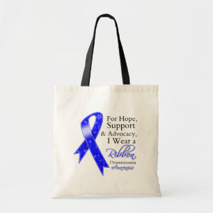 Tote Bag Conscience d'espoir de soutien de dysautonomie