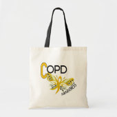 Tote Bag Conscience du papillon 3,1 de COPD (Devant)