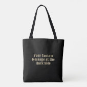 Tote Bag Conseil de discussion Communication de l'esprit (Dos)