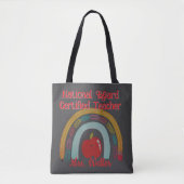 Tote Bag Conseil national de l'ENSEIGNANT sur mesure Rainbo (Devant)