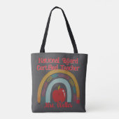 Tote Bag Conseil national de l'ENSEIGNANT sur mesure Rainbo (Dos)