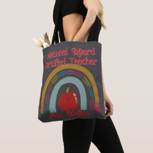 Tote Bag Conseil national de l'ENSEIGNANT sur mesure Rainbo