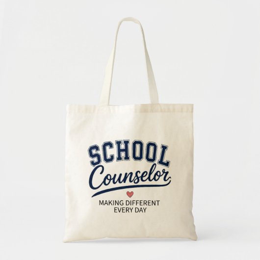 Tote Bag Conseiller d'orientation faisant une différence ch (Devant)