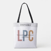 Tote Bag Conseiller professionnel autorisé LPC personnalisé (Dos)