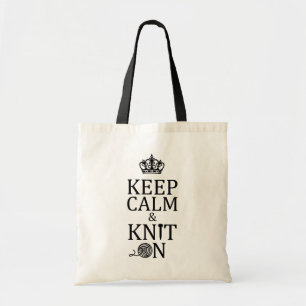 Tote Bag Conserver Knit Calme Sur Artisanat 2017