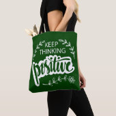 Tote Bag Conserver la pensée positive (De près)