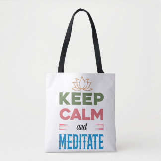Tote Bag Conserver le calme et la méditation - Art de la pl