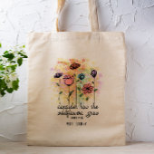Tote Bag Considérons la croissance des Fleurs sauvages