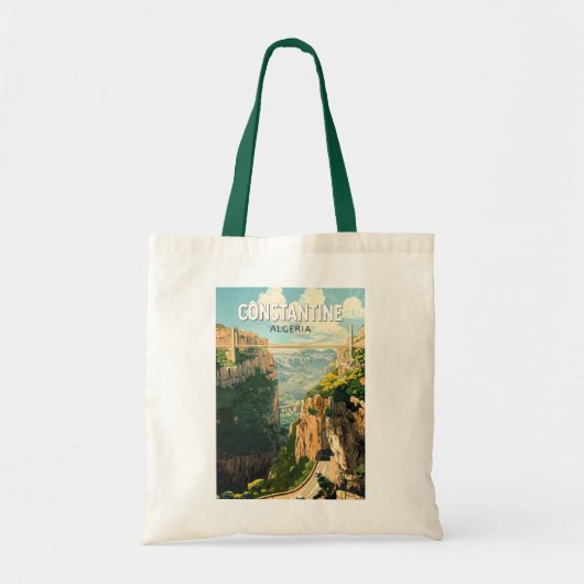 Tote Bag Constantine Algérie Travel Art Vintage (Devant)