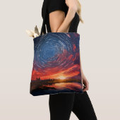 Tote Bag Constellation cosmique (De près)
