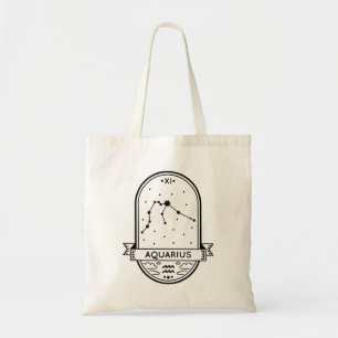 TOTE BAG CONSTELLATION DE BADGE ZODIAC ÉPIDÉMIE AQUARIUS