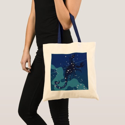 Tote Bag Constellation du Scorpion, Astrologie du Zodiaque (Devant (produit))