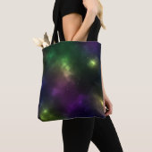 Tote Bag Constellations de galaxie Abstraite Art numérique  (De près)