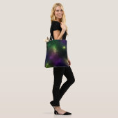 Tote Bag Constellations de galaxie Abstraite Art numérique  (Sur le modèle)