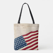 Tote Bag Constitution des États-Unis, drapeau américain (Dos)