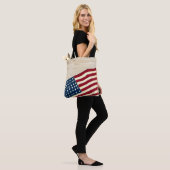 Tote Bag Constitution des États-Unis, drapeau américain (Sur le modèle)