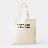 Tote Bag Construire un cycle de positivité Playera (Dos)
