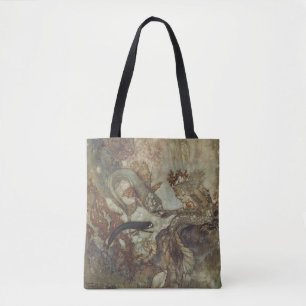 Tote Bag Conte de fée vintage, La Sirène par Edmund Dulac