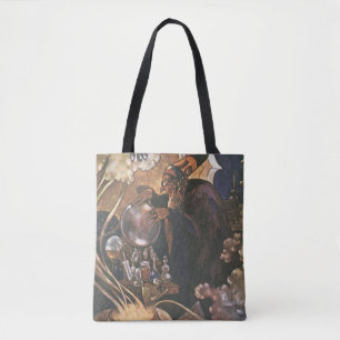 Tote Bag Conte de fées vintage, Aladdin et la lampe magique