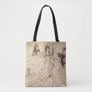 Tote Bag Contes de fées vintages, Cendrillon par Arthur Rac