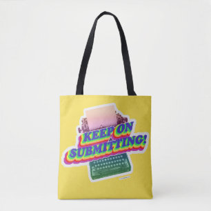 Tote Bag Continuer à envoyer le processus d'écriture motiva