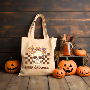 Tote Bag Continuer à grandir Halloween rétro Super