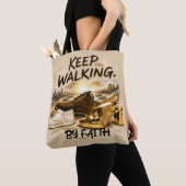 TOTE BAG CONTINUEZ À MARCHER – PAR LA FOI (De près)