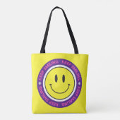 Tote Bag Continuez à sourire (Dos)