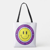 Tote Bag Continuez à sourire (Dos)