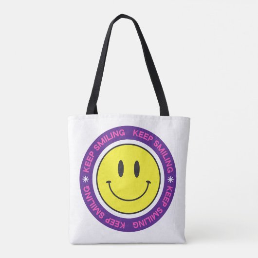 Tote Bag Continuez à sourire (Dos)
