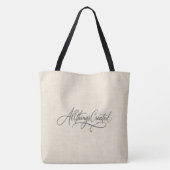 Tote Bag Continuez d'aller de l'avant (Dos)