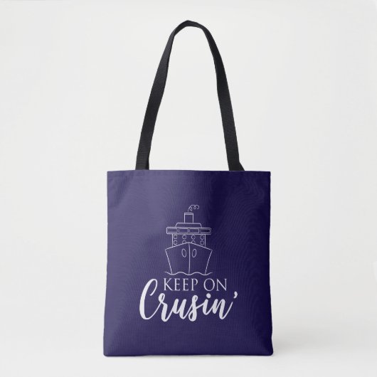 Tote Bag Continuez sur Cruisin' (Devant)