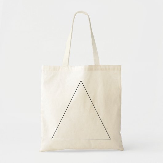 Tote Bag Contour de triangle (mini Fourre-tout) (Devant)
