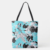 Tote Bag Contour Hawaii Tropical Lily et Protea Beach Bag (Dos)