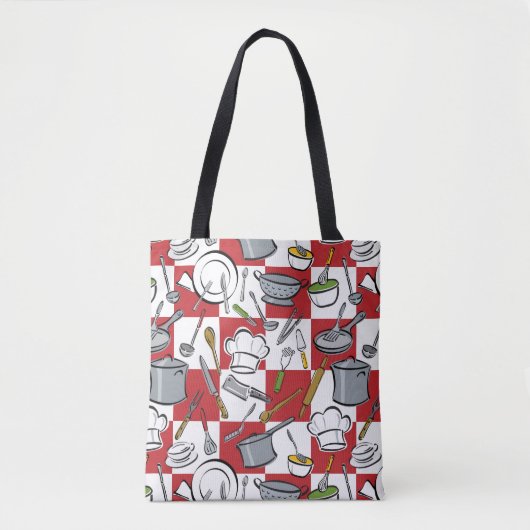 Tote Bag Contrôle d'outils de cuisine (Devant)