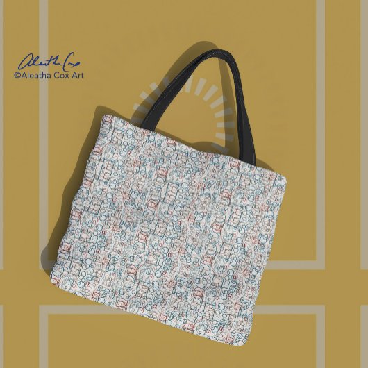 Tote Bag Conundrum - cercles, rectangles et carrés