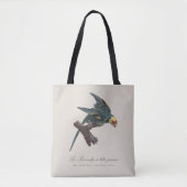 Tote Bag Conure de Caroline, Conuropsis carolinensis (Devant)
