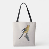Tote Bag Conure soleil Aratinga solstitialis (Dos)