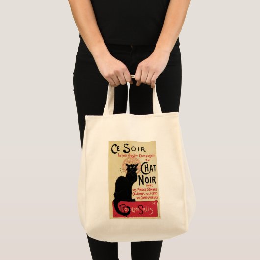 Tote Bag Conversation Noir (Devant (produit))