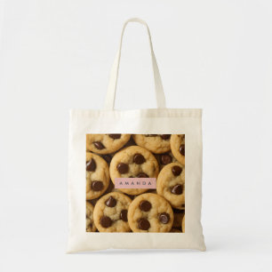 Tote Bag Cookie aux pépites de chocolat personnalisé