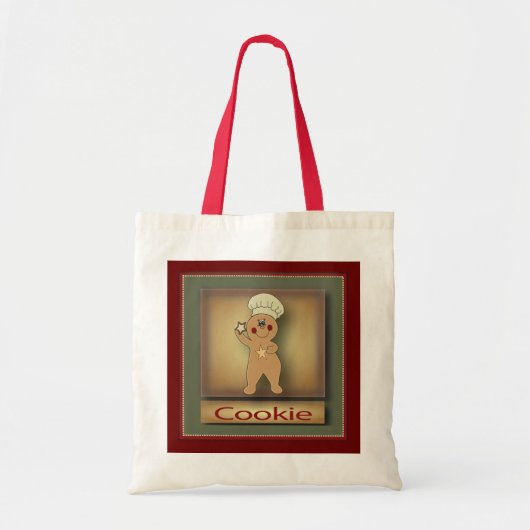 Tote Bag Cookie Gingerbread Man (Devant)