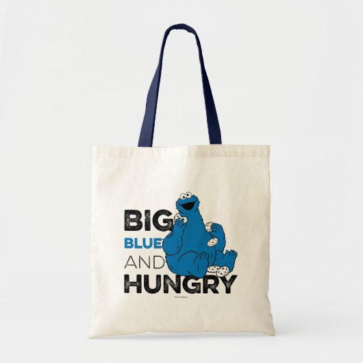 Tote Bag Cookie Monster | Big Blue & Hungry (Devant)