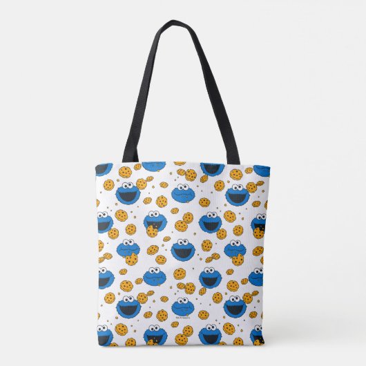 Tote Bag Cookie Monster | C est pour le Motif de cookies (Dos)