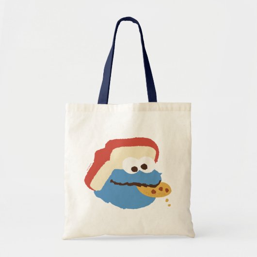 Tote Bag Cookie Monster Camp Cookies (Devant)