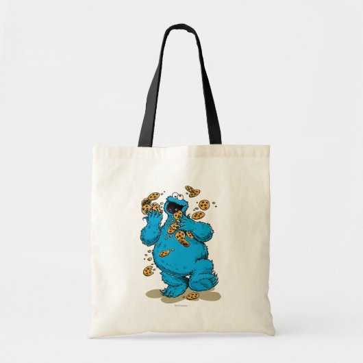 Tote Bag Cookie Monster Cookies folles (Devant)