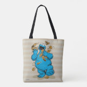 Tote Bag Cookie Monster Crazy Cookies (Dos)