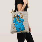 Tote Bag Cookie Monster Crazy Cookies (De près)