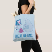 Tote Bag Cookie Monster | Désolé, J'Ai Des Plans (De près)